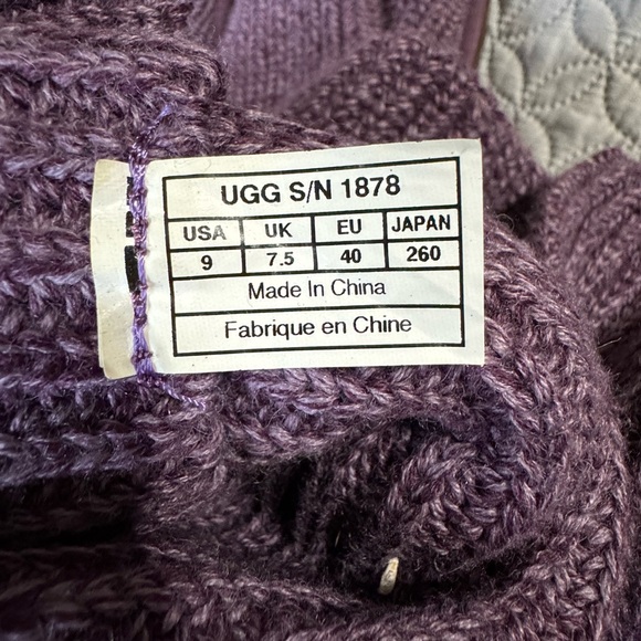 UGG Wool Knit Fringe Ombré Boots - Picture 3 of 7